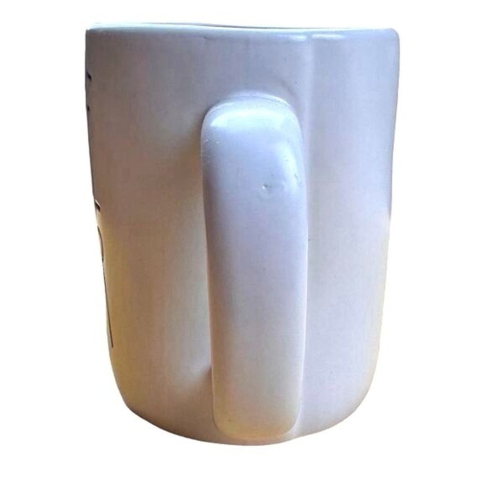 NWT 2/$20 Rae Dunn "APPLE CIDER" White Ceramic Coffee Mugā Fall Holiday Rustic - Picture 2 of 6